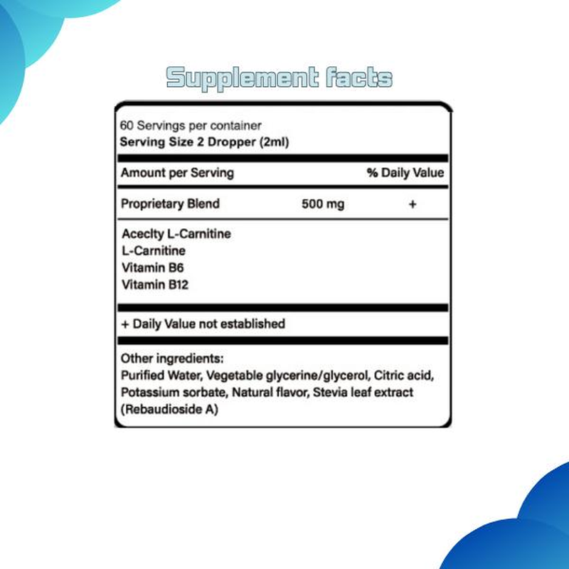 Natural Liquid L-Carnitine Nitric Supplements for Blood Circulation - Vitamins & Supplements -, Fitness Healthcare